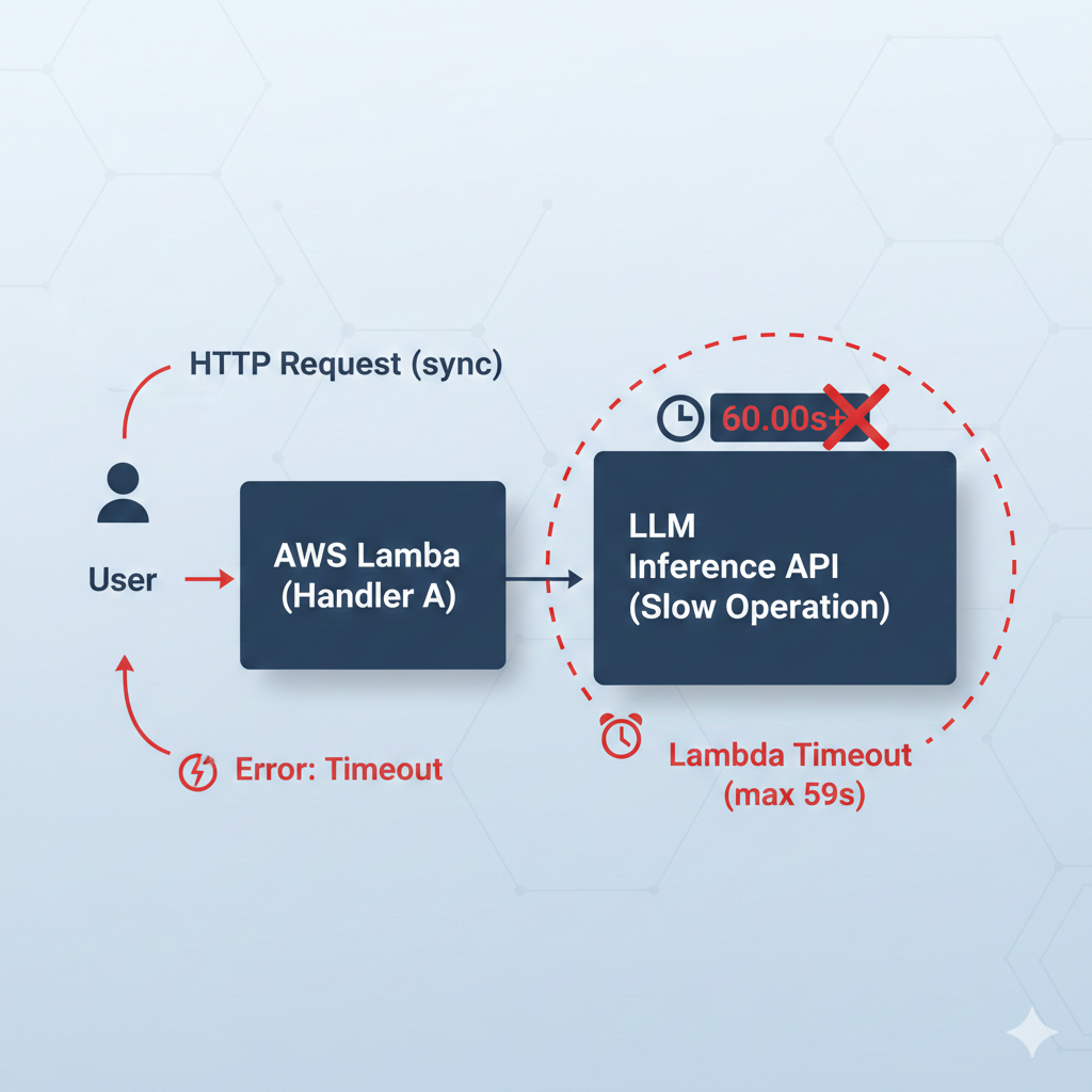 Direct Lambda invoking LLM and timing out